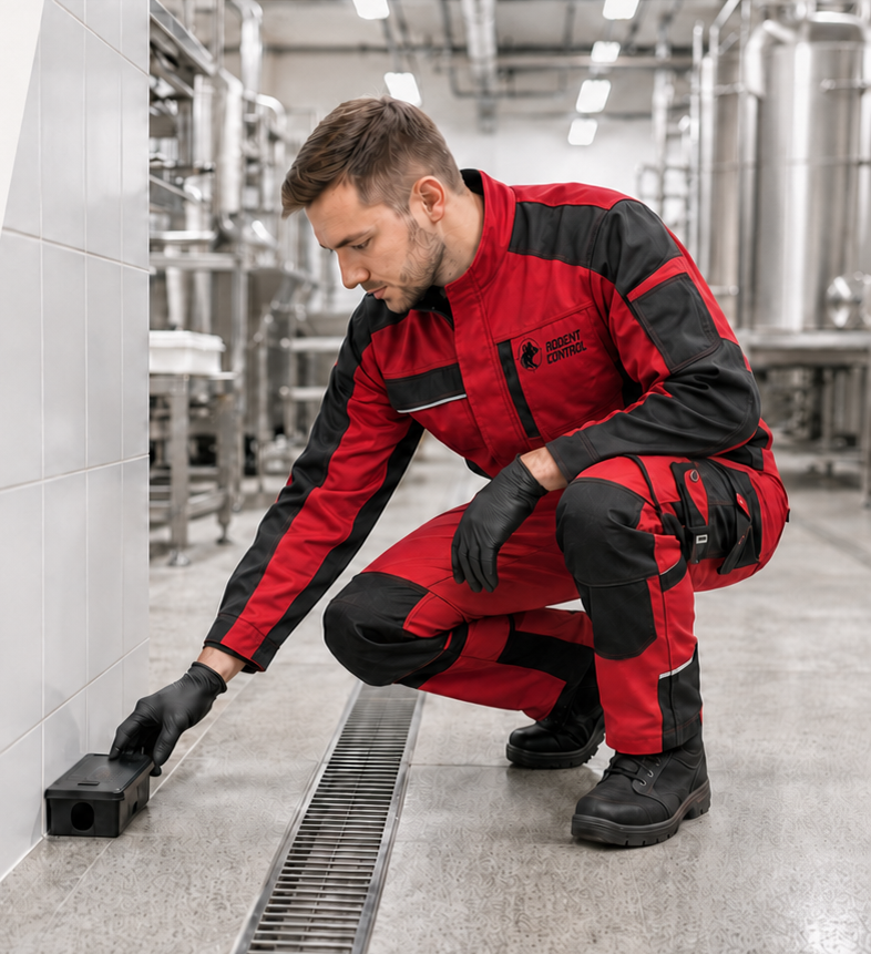 Technik Rodent Control při kontrole deratizační staničky